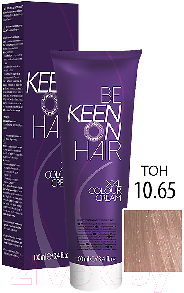 Крем-краска для волос KEEN Colour Cream 10.65 (шардоне) — фото 2