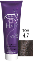 

Крем-краска для волос, Colour Cream 4.7