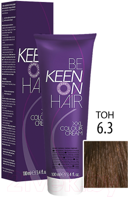 Крем-краска для волос KEEN Colour Cream 6.3 (темно-русый золотистый)
