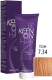 Миниатюра изображения товара Крем-краска для волос KEEN Colour Cream 7.34 (средне-русый золотисто-медный)