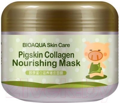 Маска для лица гелевая Bioaqua Pigskin Collagen питательная коллагеновая (100г)