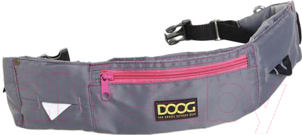 Сумка для дрессуры DOOG Maxi / WB17 (серый/розовый)