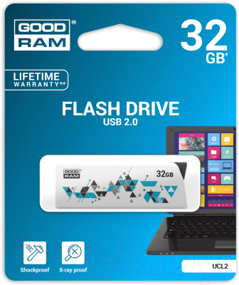 Usb flash накопитель Goodram UCL2 32GB (UCL2-0320W0R11)