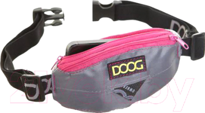 Сумка для дрессуры DOOG Mini / Mini09 (серый/розовый)
