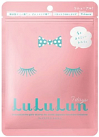 Набор масок для лица Lululun Face Mask Pink (7шт) - 