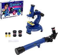 Набор для опытов Эврики Телескоп и микроскоп / 1629481 - 