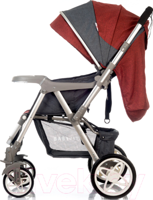 Детская прогулочная коляска Babyhit Sense (Red Grey)