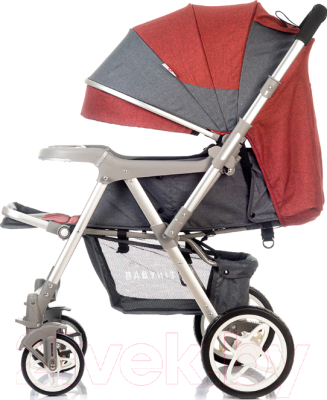 Детская прогулочная коляска Babyhit Sense (Red Grey)