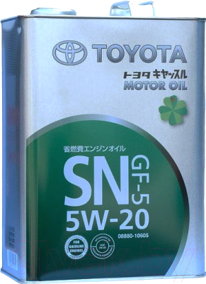 Моторное масло TOYOTA Motor Oil SN GF-5 5W20 / 0888010605 (4л)