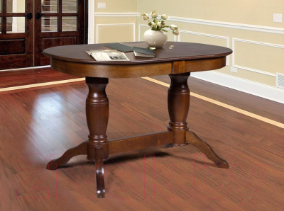 Обеденный стол Мебель-Класс Пан (темный дуб)