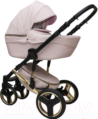 Детская универсальная коляска Ray Ultra Gold 2 в 1 (39/розовая кожа)