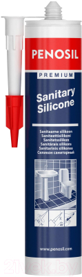 Герметик силиконовый Penosil Premium санитарный (310мл, белый)