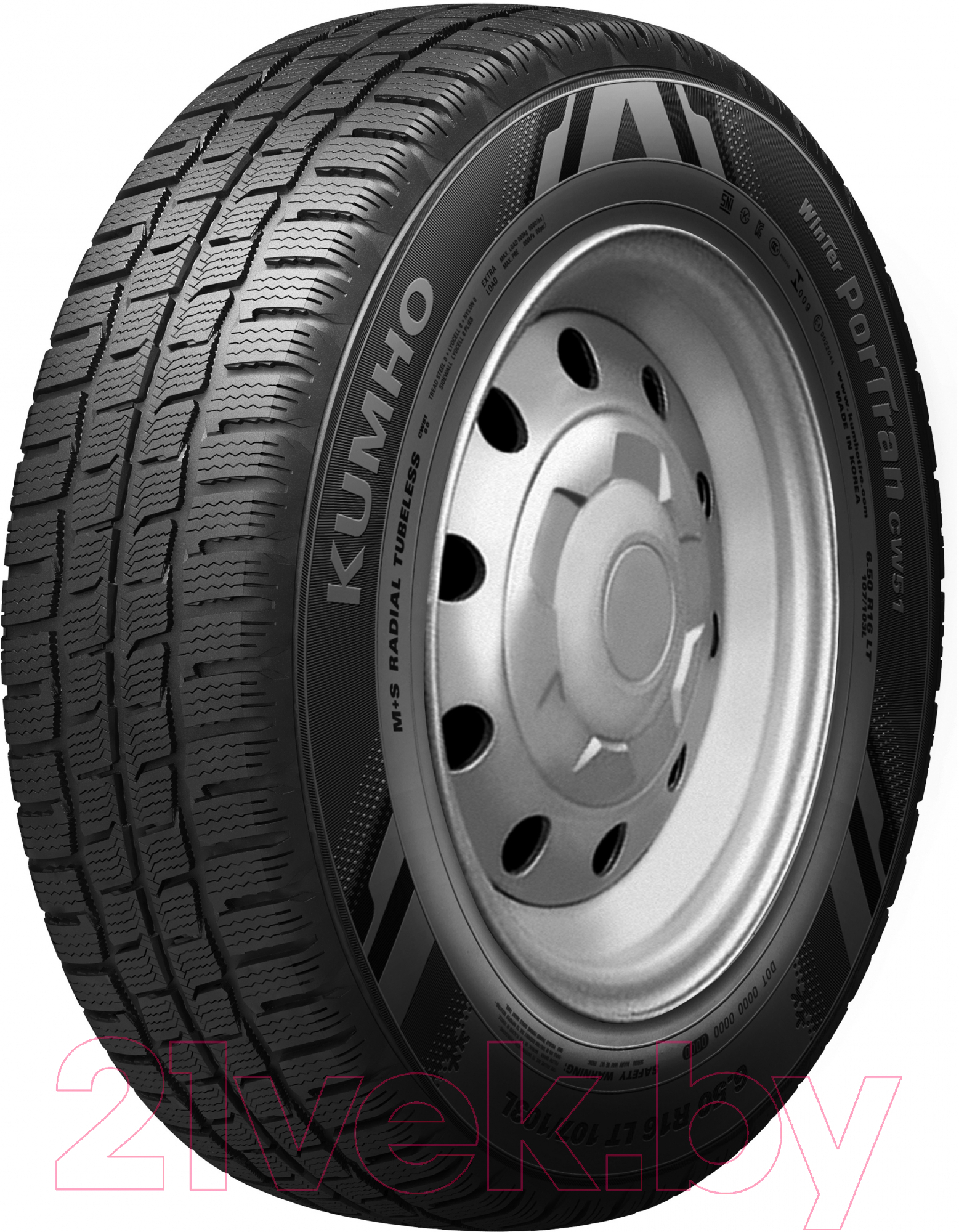 Зимняя легкогрузовая шина Kumho Winter PorTran CW51 225/70R15C 112/110R