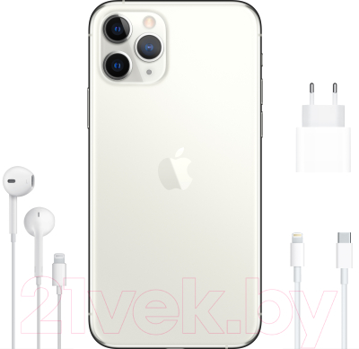 Смартфон Apple iPhone 11 Pro 64GB / MWC32 (серебристый)
