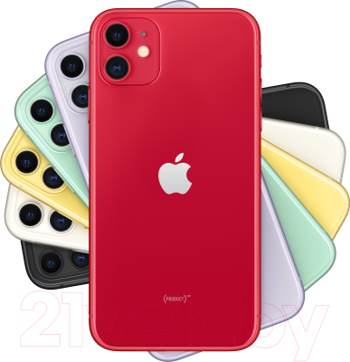 Смартфон Apple iPhone 11 64GB (PRODUCT)RED / MWLV2