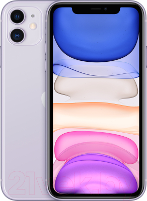 Смартфон Apple iPhone 11 128GB / MWM52 (фиолетовый)