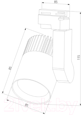 Трековый светильник Elektrostandard Accord LTB44 30W 4200K (черный)