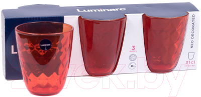 Набор стаканов Luminarc Neo diamond colorlicious red P7128 (3шт)