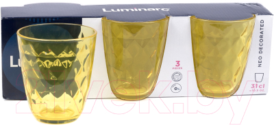 Набор стаканов Luminarc Neo diamond colorlicious yellow P7127 (3шт)