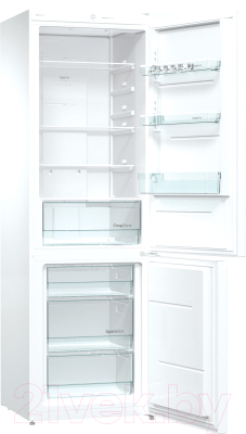 Холодильник с морозильником Gorenje NRK611PW4