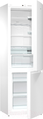 Холодильник с морозильником Gorenje NRK6191GHW4