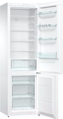 Холодильник с морозильником Gorenje NRK621PW4