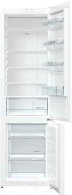 Холодильник с морозильником Gorenje NRK621PW4