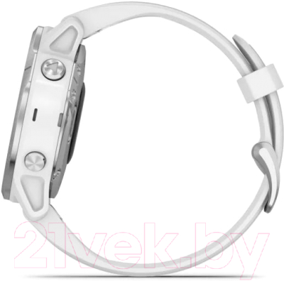 Умные часы Garmin Fenix 6S / 010-02159-00 (серебристый/белый)