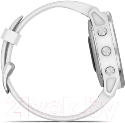 Умные часы Garmin Fenix 6S / 010-02159-00 (серебристый/белый)