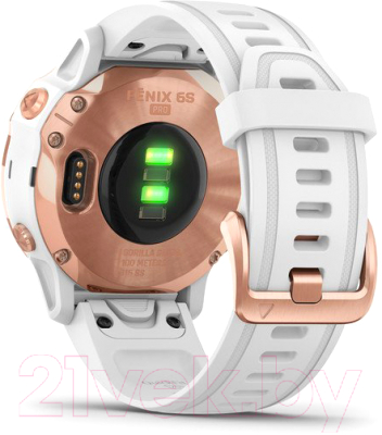 Умные часы Garmin Fenix 6S Pro / 010-02159-11 (золото/белый)