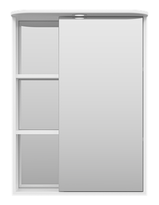 

Шкаф с зеркалом для ванной, Венера 60 / П-Внр04060-01СвП