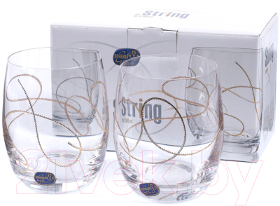 Набор стаканов Bohemia Crystal String 25180/QH013/300-2 (2шт)