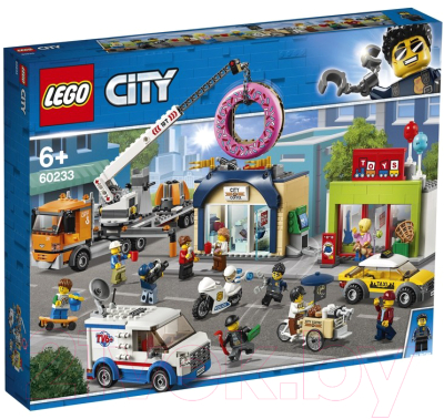 Конструктор Lego City Открытие магазина по продаже пончиков 60233