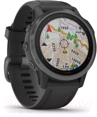 Умные часы Garmin Fenix 6S Sapphire / 010-02159-25 (серый/черный)