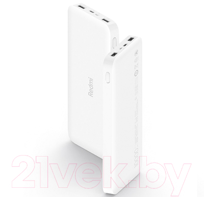Портативное зарядное устройство Xiaomi Redmi Powerbank 10000mAh / VXN4266CN/PB100LZM (белый)