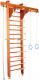 Детский спортивный комплекс Карусель 2Д.02.01 к стене (орех) - 
