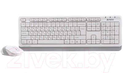 Клавиатура+мышь A4Tech Wireless Desktop Fstyler FG1010 (белый)