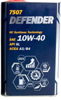 

Моторное масло Mannol, Defender 10W40 SL Metal