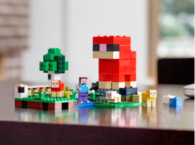 Конструктор Lego Minecraft Шерстяная ферма / 21153
