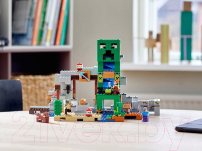 Конструктор Lego Minecraft Шахта крипера 21155