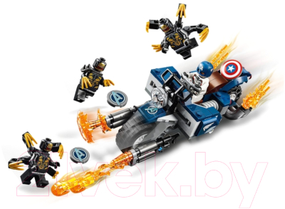 Конструктор Lego Super Heroes Капитан Америка: Атака Аутрайдеров / 76123