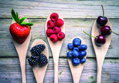 

Фотообои Vimala, Ягоды на ложках