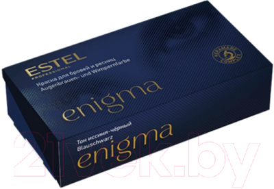 Набор для окрашивания бровей Estel Professional Enigma тон иссиня-черный