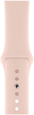 Умные часы Apple Watch Series 5 GPS 44mm / MWVE2 (алюминий золото/розовый песок)