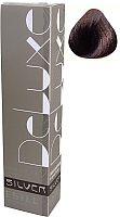 Крем-краска для волос Estel De Luxe Silver 4/76 (шатен коричнево-фиолетовый) - 