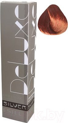 Крем-краска для волос Estel De Luxe Silver 5/5 (светлый шатен красный)