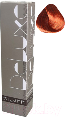 Крем-краска для волос Estel De Luxe Silver 6/5 (темно-русый красный)