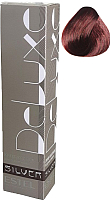Крем-краска для волос Estel De Luxe Silver 6/54 (темно-русый красно-медный) - 