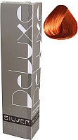 Крем-краска для волос Estel De Luxe Silver 7/44 (русый медный интенсивный) - 