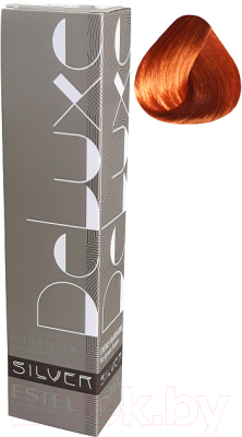 Крем-краска для волос Estel De Luxe Silver 7/44 (русый медный интенсивный)